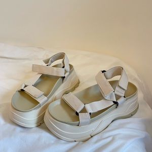 ZARA platform sandals
